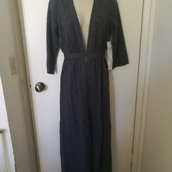 TAVIK CAPRI SHORT SLEEVE MAXI DRESS in Ombre Blue - Picture 7 of 8